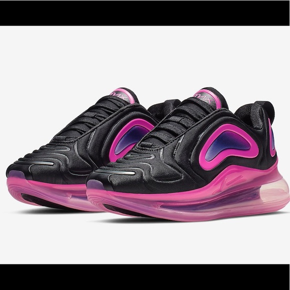 pink and black nike 720